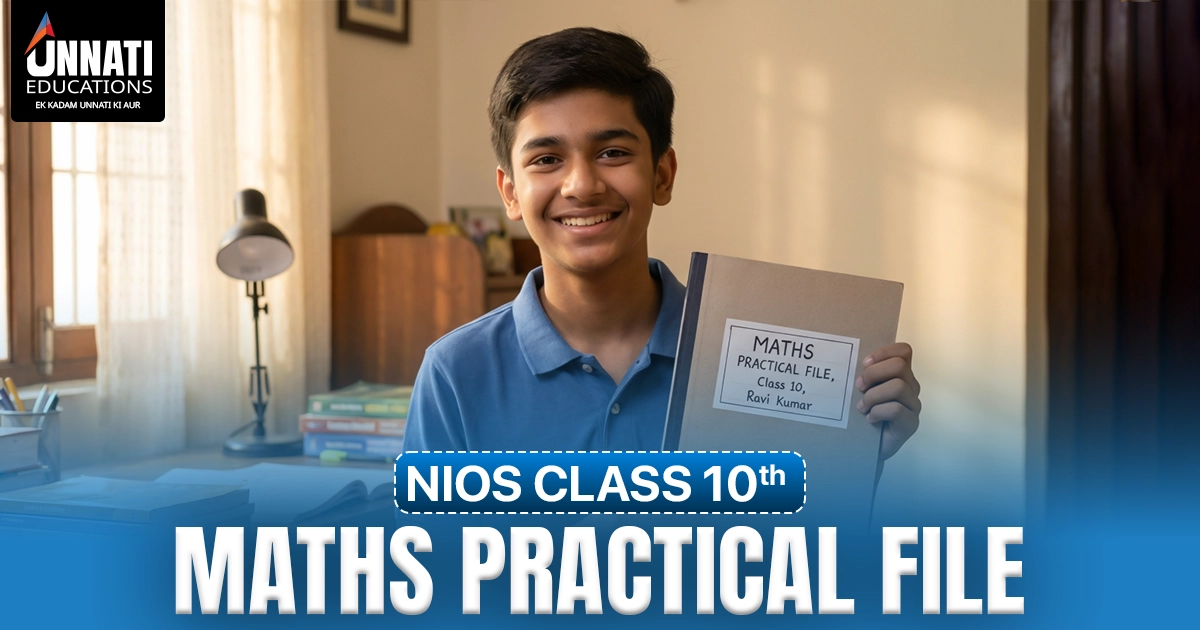 NIOS Maths practical file class 10